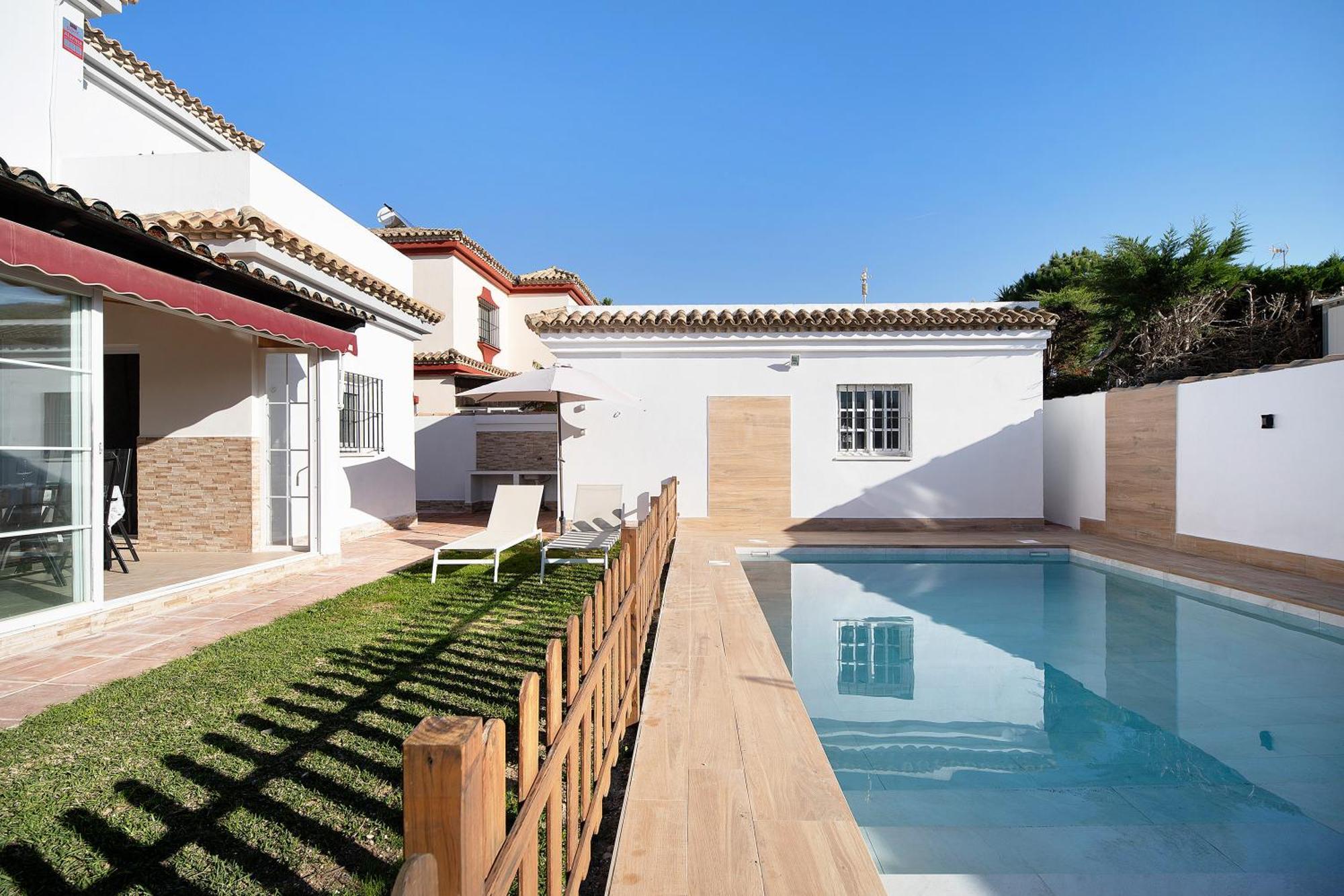 Villa Cirpe Mar à Chiclana de la Frontera Extérieur photo